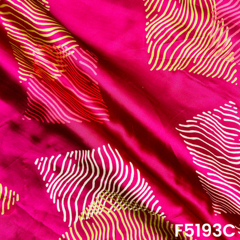 Digital Print Viscose Modal Satin Fabric- F5193